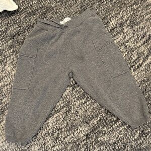 Zara Gray Kids Cargo Joggers size 3 years